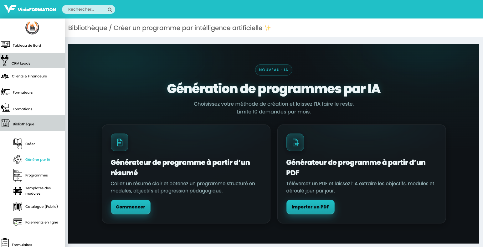 Intelligence Artificielle VisioFormation